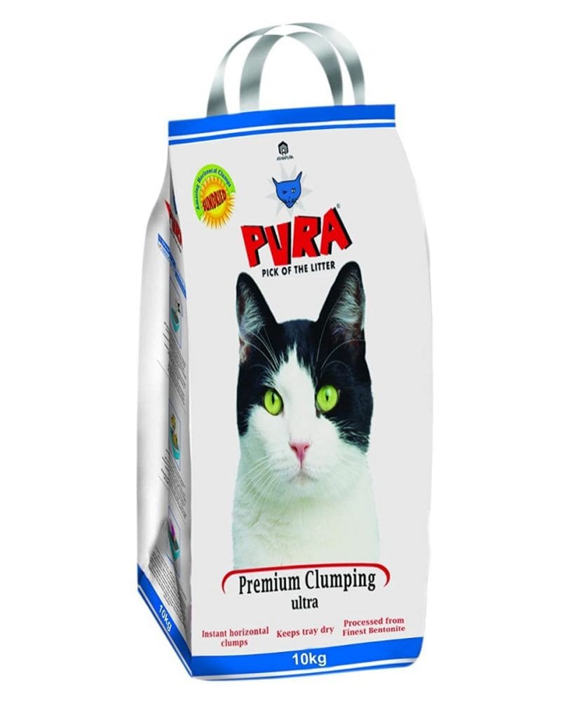 Pura Litter  Clumping with no fragrance (10 KG)